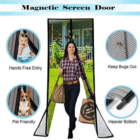 

Magnetic Screen Door Full Frame Seal. Fits Door Openings up to 36 x82 MAX