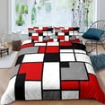 thumbnail image 3 of G-DAKE Basketball Court Print Duvet Cover Queen for Kids Boys,Ball Sports Games Themed Bedding Set with 2 Pillowcases Comforter Cover,Orange Basketball and Hoop Bedspread Quilt Cover 3Pcs, Soft, 3 of 7