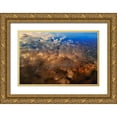 thumbnail image 1 of Chang, Phillip 14x11 Gold Ornate Wood Framed with Double Matting Museum Art Print Titled - Flamingos over the clouds, 1 of 4