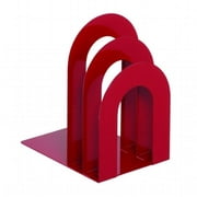 Angle View: STEELMASTER Soho Collection 241873R507 Deluxe Bookend Sorter Curved - Red