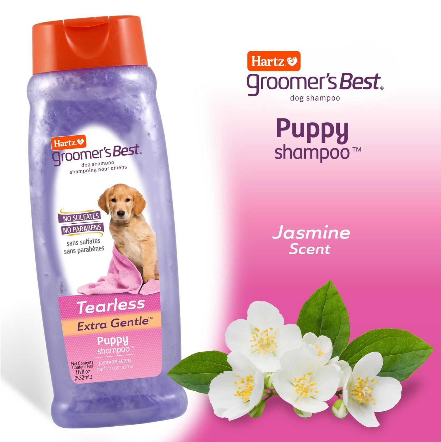 Shampooing Hartz pour chiots 532ml 0-24M