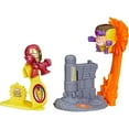 thumbnail image 4 of Marvel Stunt Squad Iron Man vs. M.O.D.O.K. Playset with Action Figures (1.5”), 4 of 4