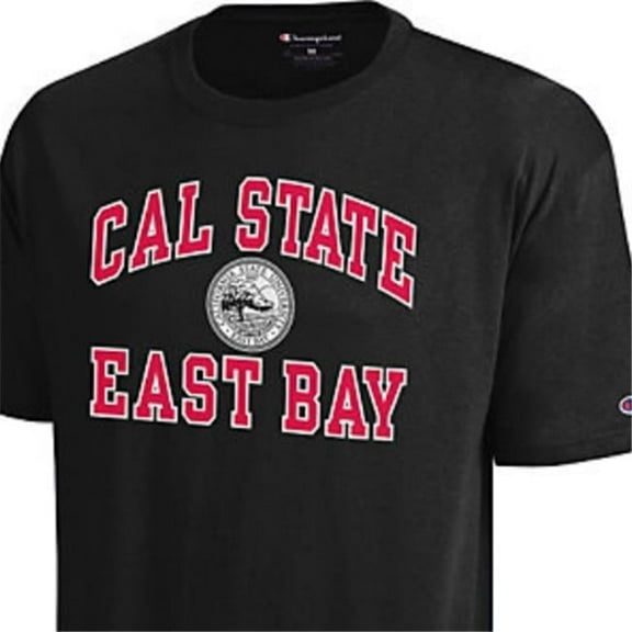W Republic Apparel 507-205-E27-01 Established Tee, California State East Bay, Black - Small