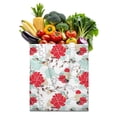 thumbnail image 1 of Farmhouse Floral Print Reusable Grocery Bag - Spacious & Durable Tote for Everyday Use, 1 of 6