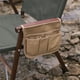 thumbnail image 3 of Bolsa de almacenamiento para reposabrazos de silla de camping al aire libre • Bolsillo grande con cremallera y 2 bolsillos pequeños y malla • Organizador portátil para colgar de 32x24cm para, 3 of 6