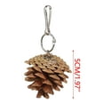 thumbnail image 6 of Parrot Toys under $5! Yannianjz 1/3/6 Pcs Parrot Chew Toy - Natural Pine Cones Parrot Chewing Toys Bird Toys Hangable Bird Cage Toy for Cage for Small and Medium-Sized Macaws, Cockatoos, Parakeet, 6 of 7