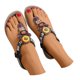 thumbnail image 3 of MKLEKYY Sandalias de Verano para Mujer, Estilo Bohemio, Vintage, Con Cuentas, 3 of 4