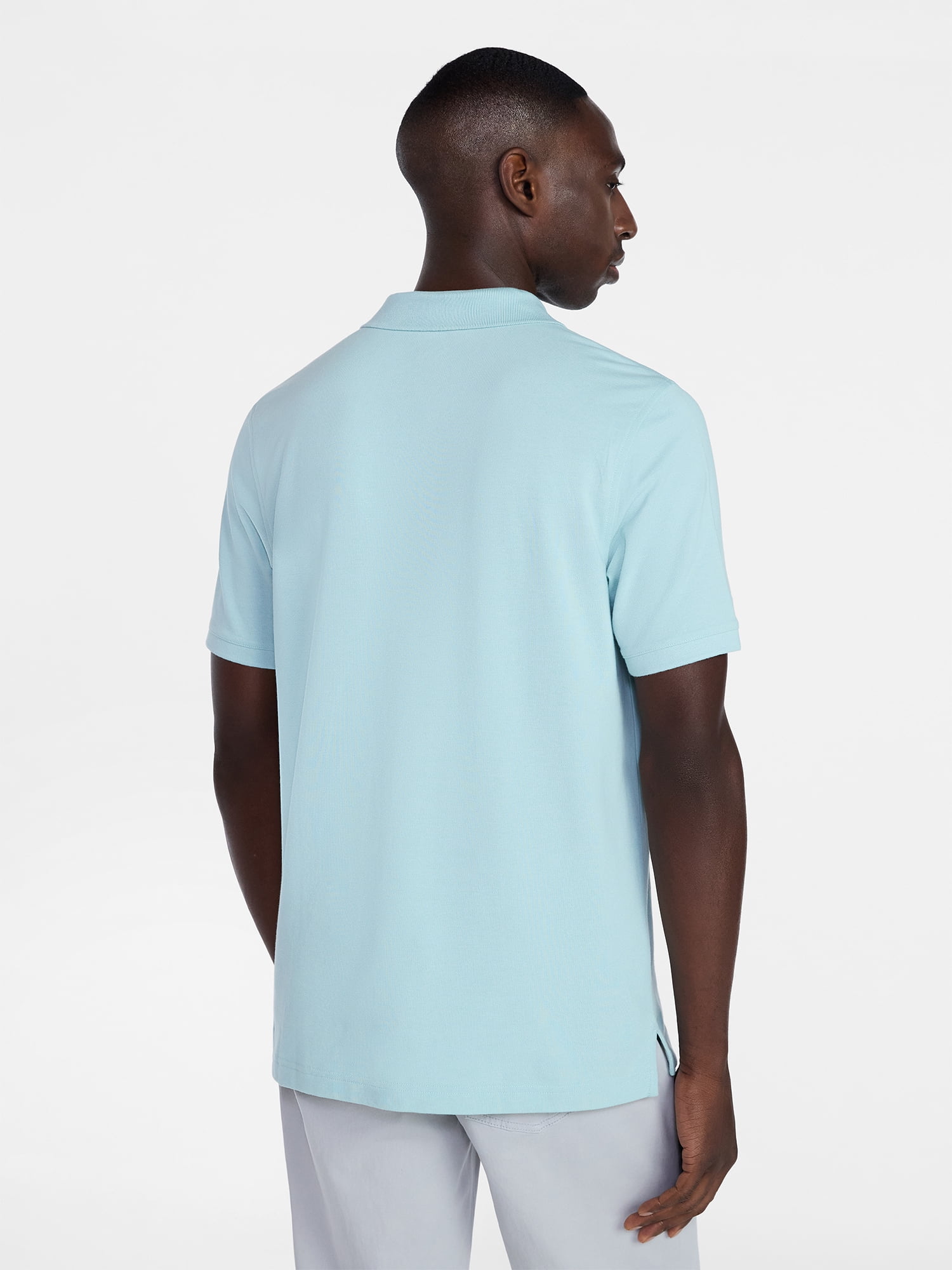 George Men's & Big Men's Classic Fit Pique Polo with Short Sleeves, Sizes XS-5XL, LT-3XLT