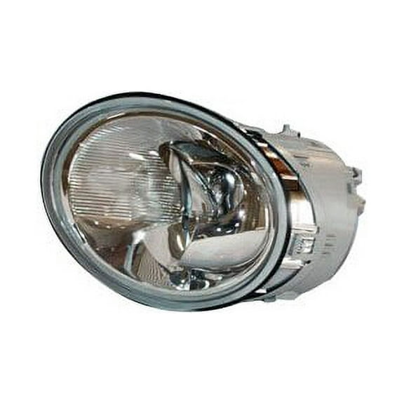 Left Headlight Assembly - Compatible with 1998 - 2005 Volkswagen Beetle 1999 2000 2001 2002 2003 2004