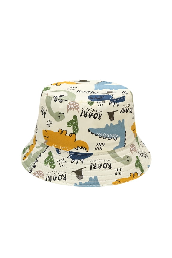 Bucket Hats for Girls 1-4Y Baby Sun Hat Anti-UV Cartoons Pattern Summer Boys Girls Kids Children Sun Hats