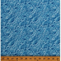 Cotton Natural Textures Water Waves Ocean Sea Lakes Rivers Landscapes Blue Cotton Fabric Print by the Yard (133740)