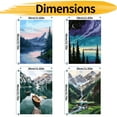 thumbnail image 3 of JYLMOOD Paint by Numbers Kit for Adults, DIY Colorful Painting with Paintbrush, Home Decor Gifts, 30x40cm, 3 of 8