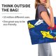 thumbnail image 2 of Fotbe Cartoon Shark Bolsa Tote Estética de Lona con Estampado para Mujer - Bolsa Reutilizable de Hombro Casual para Vacaciones, Compras, Trabajo y Gimnasio, 2 of 8