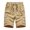Khaki, variant on Ymyiu Men Shorts Mens Shorts Casual Elastic Waist Drawstring Summer Beach Shorts Size 3XL(Black, 3XL)