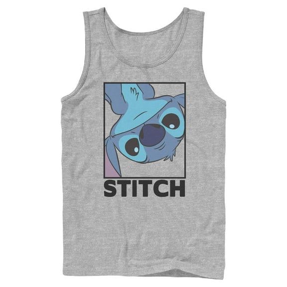 Mens Lilo & Stitch Peekaboo Stitch Portrait Tank Top