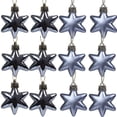 thumbnail image 1 of npkgvia Christmas Decorations,Hanging Decor,Christmas Tree Pendant 5cm12pcs Pentagonal Star Pendant Bright Irregular Electroplating,Clearance, 1 of 2