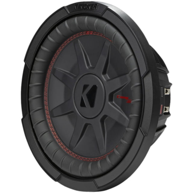 Subwoofer Kicker CWRT104 10 PLG 800W Dual 4 Ohm CompRT Slim
