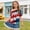E Multicolor, variant on ITSAME Girls American Flag Graphic Tee One Shoulder Tops 4th of July Independence Day Patriotic T-Shirts Multicolor Size 5