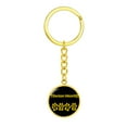 thumbnail image 4 of Tibetan Mastiff Mama Circle Keychain Stainless Steel or 18k Gold Dog Mom Pendant, 4 of 12