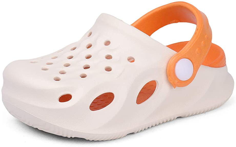 Child Kid's Classic Clogs Sandals,Boys and Girls Garden Non-Slip Slippers,Toddler Lightweight Summer Pool Beach Water Shoe and Removable Non-Slip Texture Inside The Shoe