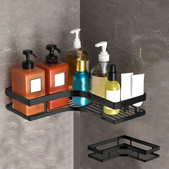 Corner Shower Caddy No Drilling Stainless Steel Bathroom Shelves Adhesive Shower Corner Organizer Shelves for Bathroom Storage Home Decor