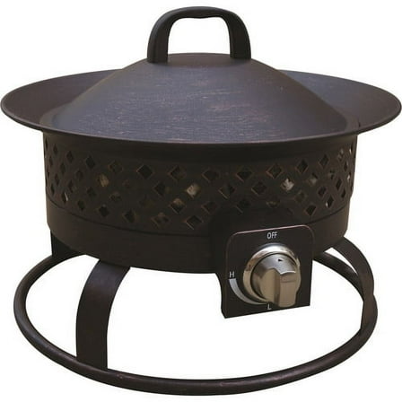 Aurora Steel Firebowl