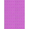 thumbnail image 1 of Ahgly Company Indoor Rectangle Patterned Plum Purple Novelty Area Rugs, 7' x 9', 1 of 6
