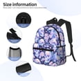 thumbnail image 5 of Lsque Skull star crystal Classic Casual Backpack - Large Capacity Water-Resistant Backpack for School, Work, Travel, and Outdoor Activities, 5 of 8