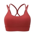 thumbnail image 5 of Bras for Women,High Strength Integrated Sports Bra for Women High Yoga Running Fitness Workout Support,Sports Bras for Women,Brown,S, 5 of 5