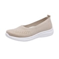 thumbnail image 2 of Willtoo Orthopedic Womens Knitted Flat Walking Shoes Comfortable Slip On Mesh Lightweight Sneakers Casual Soft Gym Non Slip Loafers, 2 of 6