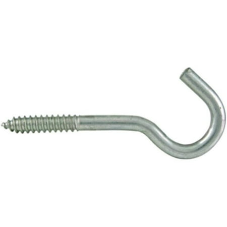 

0.37 x 4.87 in. Zinc Plate Screw Hook