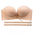 thumbnail image 4 of XIYON Womens Bras Strapless Push Up Bra Thickened Padded Hidden Breathable Ladies Strapless Bra Low Cut Female For Daily Use Comfort, 4 of 6