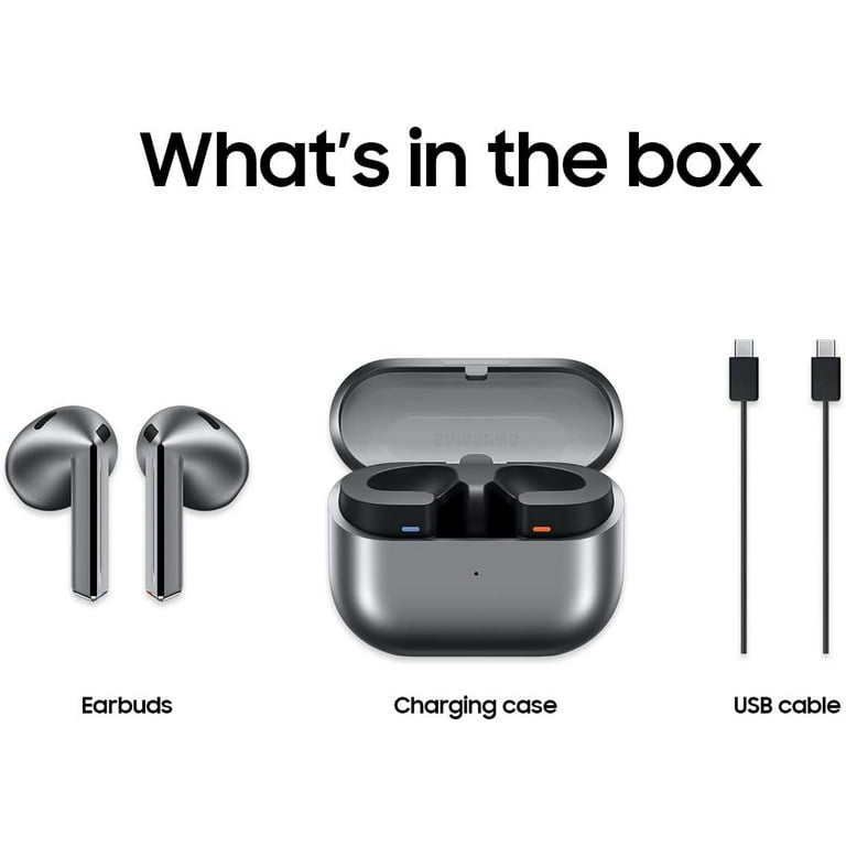 Samsung Galaxy Buds3 Wireless Earbuds, Active Noise Cancellation