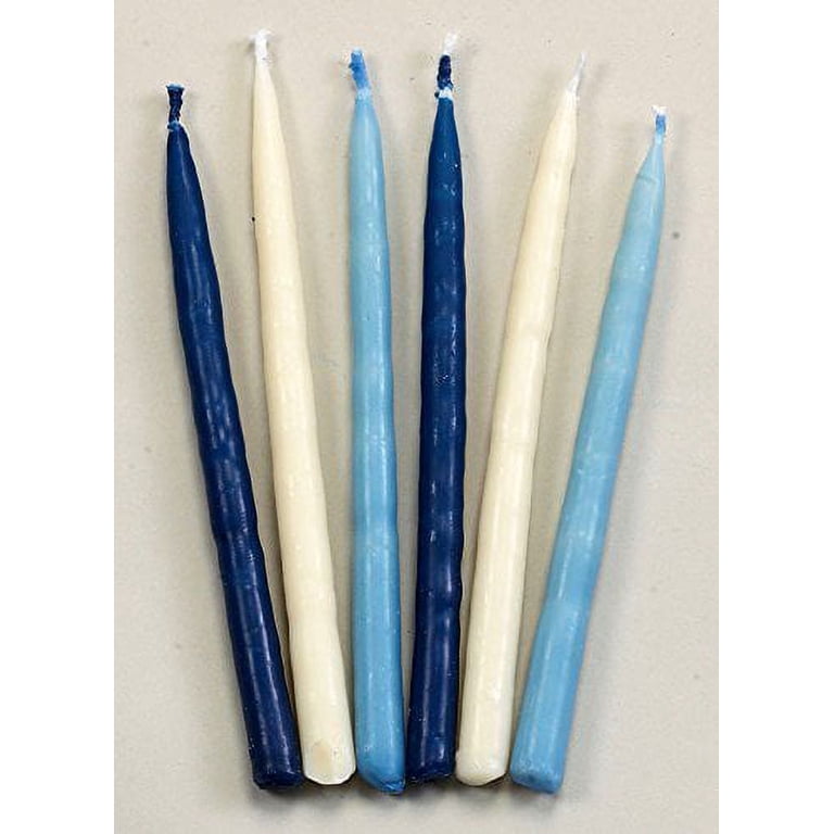 Hanukkah Candles Blue & White - 45 Pack photo 2