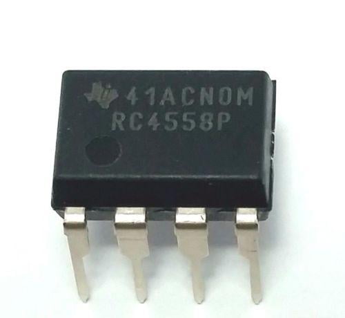 Texas Instruments RC4558P RC4558 Dual Operational Amplifier DIP-8 (Pack of 4)