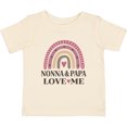 thumbnail image 3 of Inktastic Nonna and Papa Love Me Girls Rainbow Girls Baby T-Shirt, 3 of 5