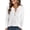 04-White, variant on Long Sleeve Waffle Knit Shirts for Women Spring Fall Dressy Casual Button Up V Neck Henley Tops Loose Basic Tees Winter Clothes Parchment Small