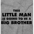 thumbnail image 2 of Little Man Going to Be a Big Brother Bodysuit Jumper Boys Infant Baby Brisco Brands 12M, 2 of 6