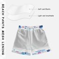 thumbnail image 5 of Kids' Beach Pants Comfortable Swim Trunks Cute Butterflies and Hearts Pattern Shorts for Pool Vacation and Lounge Wear 2T, 5 of 8