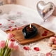 thumbnail image 4 of Decoraciones para el día de San Valentín, adornos para el día de San Valentín, regalos para el día de San Valentín, candelabros de cerámica en forma de medio corazón, candelabros decorativos para el d, 4 of 5