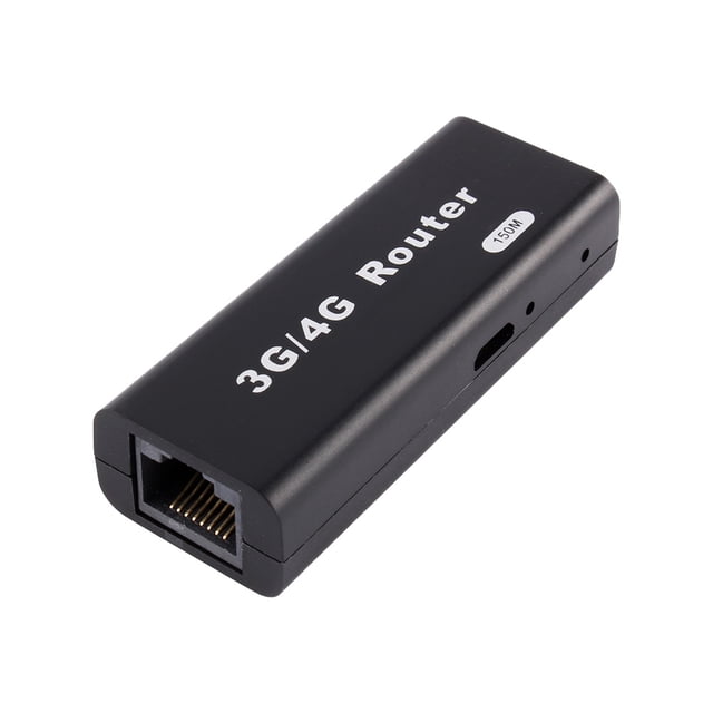 Punto de acceso WiFi 3G portátil WLAN de 150 Mbps Router inalámbrico USB RJ45