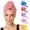 Blue, variant on Vorkoi Microfiber Hair Towel Wrap Hair Drying Towels Super Quick Dry Hair Turban Absorbent Fast Dry Hair Hat with Button