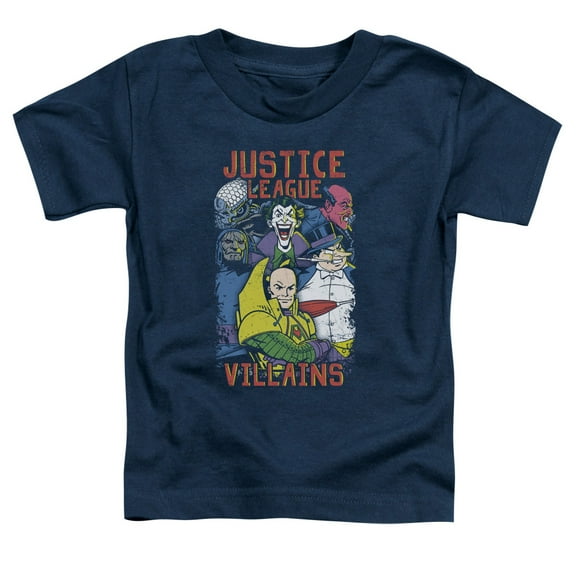 Justice League Of America Boys' Justice For America Childrens T-shirt Navy