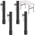 thumbnail image 2 of Wweixi 4x Extensions en Acier Réglables pour Tables Pliantes Rehausseurs de Pieds de Table Pliants - Hauteur 20cm, 2 of 6