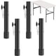 thumbnail image 5 of Cateissary Extensiones de patas de de acero, elevadores de altura ajustable, 4 pack/lote, para mesas plegables, patas resistentes Juegos de muebles de jardín 20cm, 5 of 6