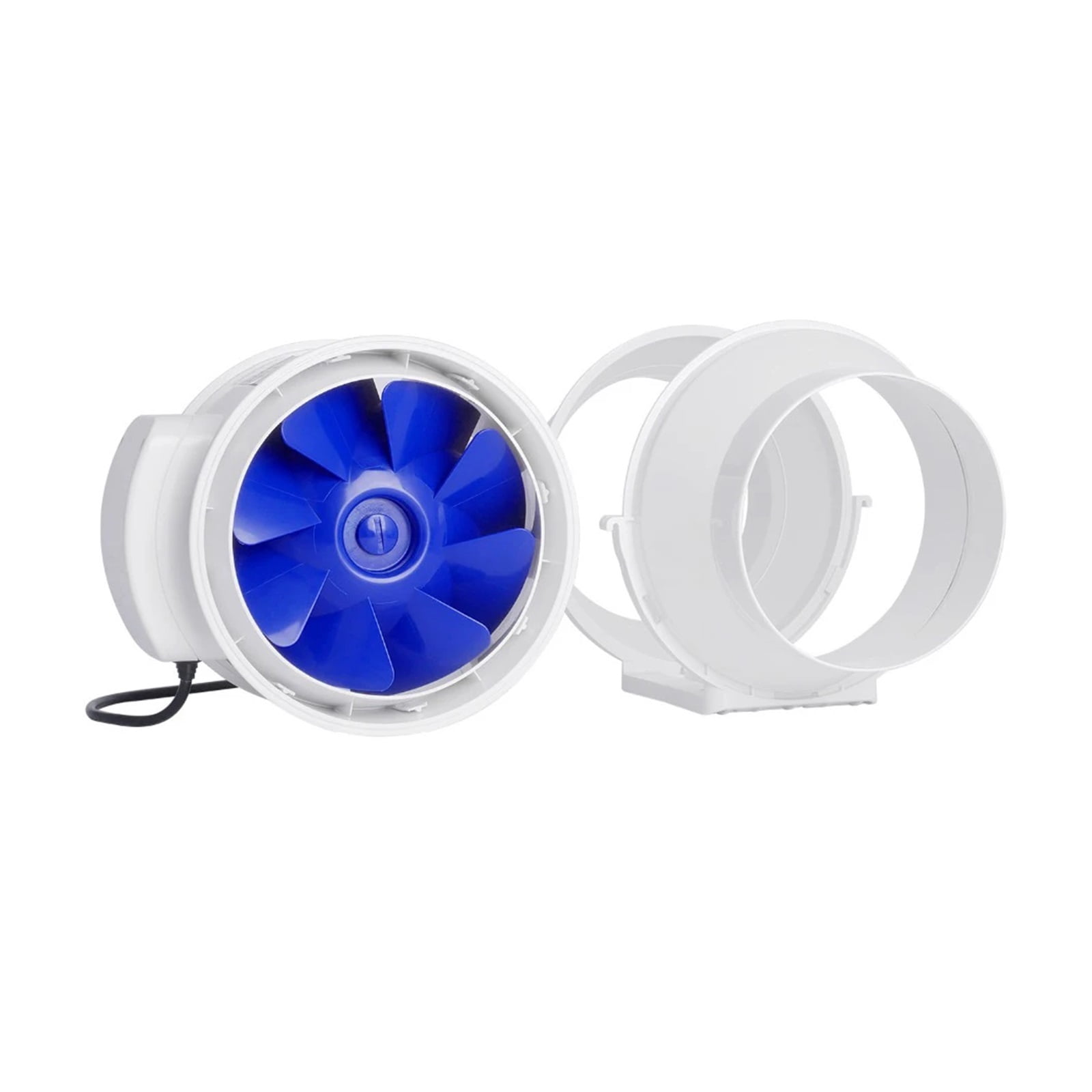 6 Inch Silent Inline Duct Fan Strong Power Ventilation System For Kitchen Bathroom Air Extractor Exhaust Outlet Ventilator