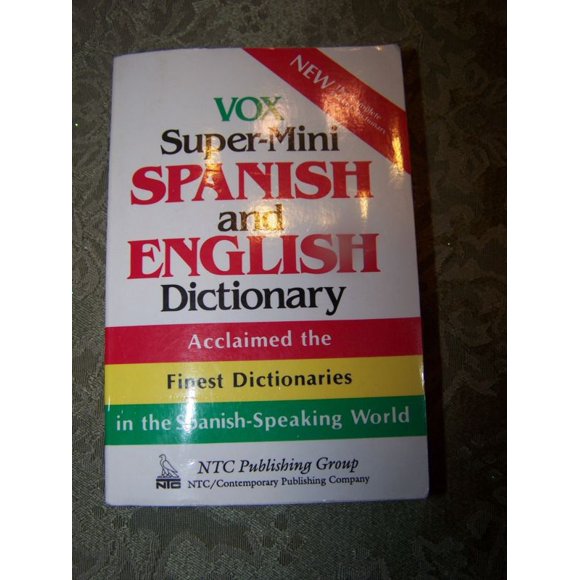 Vox Super-Mini Spanish and English Dictionary, 3rd Edition