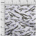 thumbnail image 2 of oneOone Cotton Cambric Dark Olive Green Fabric Bird Sewing Fabric By The Yard Printed Diy Clothing Sewing Supplies 42 Inch Wide, 2 of 4