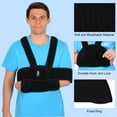 thumbnail image 3 of SupreGear Adjustable Arm Sling, Lightweight Shoulder Support Breathable Rotator Cuff Brace, Unisex, 3 of 8