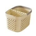 thumbnail image 2 of Miogawg Plastic Storage Baskets With Handles, Portable Shower Caddy Basket, Plastic Organizer Storage Tote For Bathroom, Dorm, Kitchen, 2 of 6